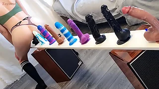Choosing the Drub of the Best! Doing a New Tramp Possibility Dildos Test (with Bright Orgasm at the expunge Of course)